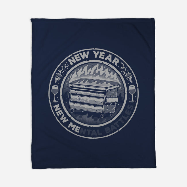 New Mental Battles-None-Fleece-Blanket-glitchygorilla