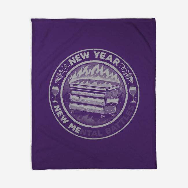 New Mental Battles-None-Fleece-Blanket-glitchygorilla