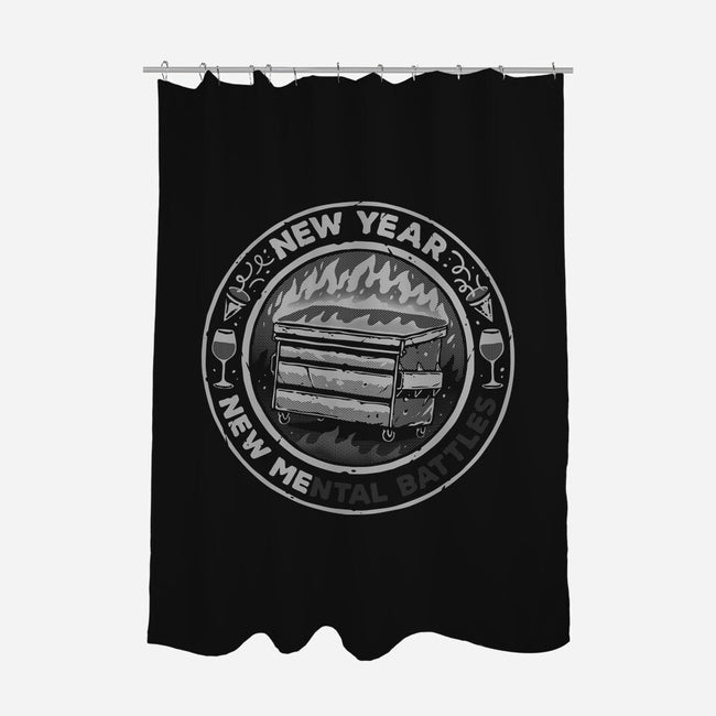 New Mental Battles-None-Polyester-Shower Curtain-glitchygorilla