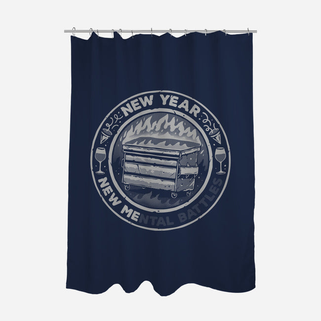 New Mental Battles-None-Polyester-Shower Curtain-glitchygorilla