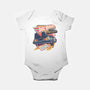 Blazing Time Machine-Baby-Basic-Onesie-glitchygorilla