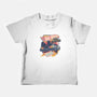 Blazing Time Machine-Baby-Basic-Tee-glitchygorilla