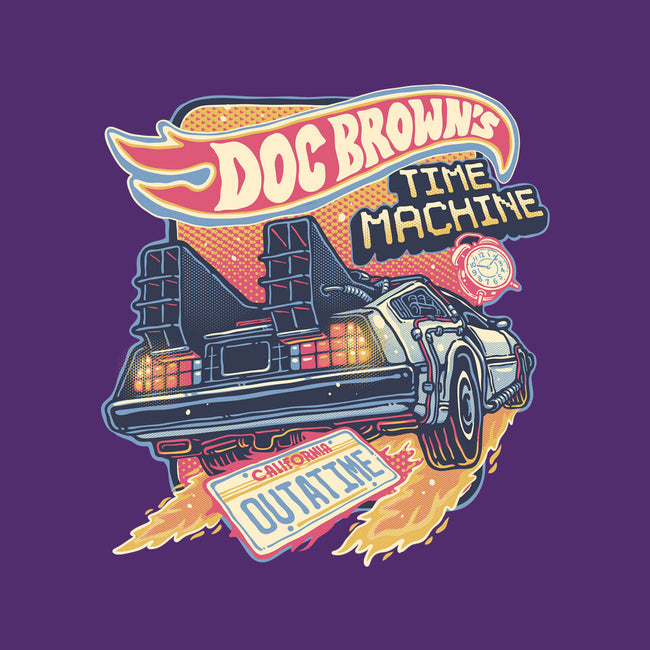 Blazing Time Machine-None-Adjustable Tote-Bag-glitchygorilla