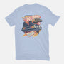 Blazing Time Machine-Unisex-Basic-Tee-glitchygorilla