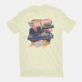Blazing Time Machine-Mens-Basic-Tee-glitchygorilla