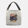 Blazing Time Machine-None-Adjustable Tote-Bag-glitchygorilla