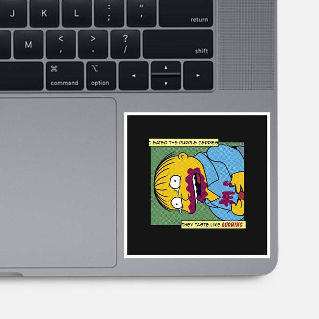 I Eated Them-None-Glossy-Sticker-SeamusAran