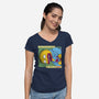 I Eated Them-Womens-V-Neck-Tee-SeamusAran