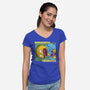 I Eated Them-Womens-V-Neck-Tee-SeamusAran