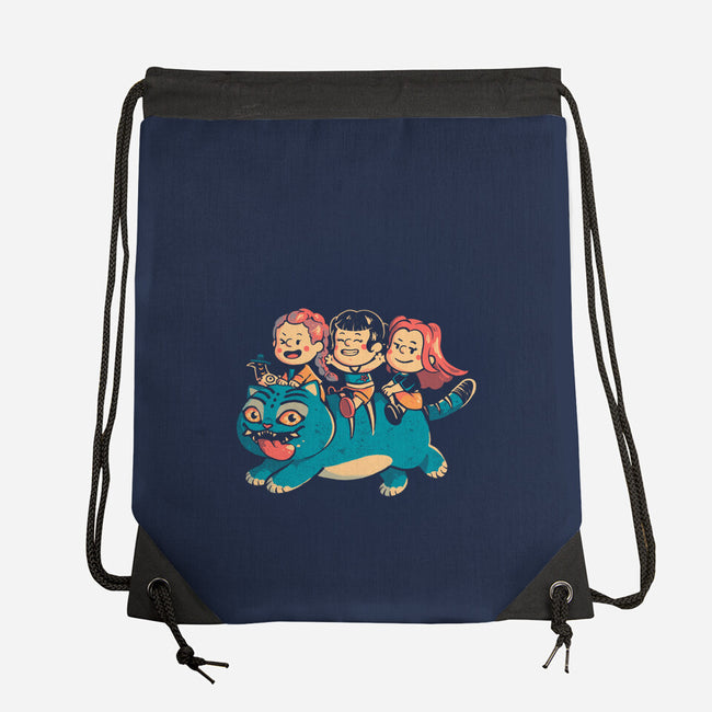 Feline Express-None-Drawstring-Bag-Arigatees