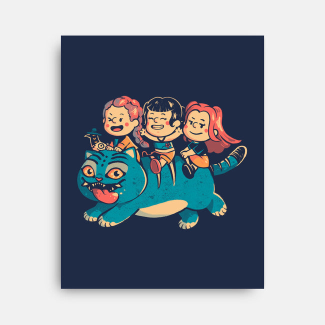 Feline Express-None-Stretched-Canvas-Arigatees