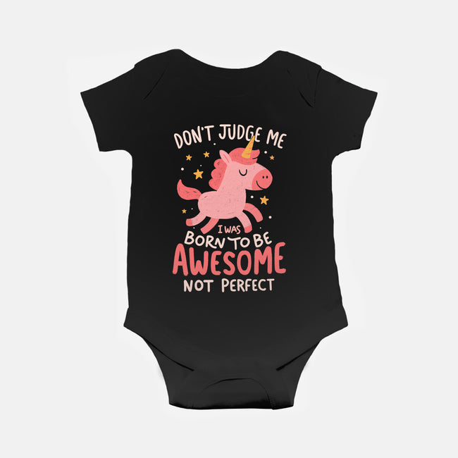 Born To Be Awesome-Baby-Basic-Onesie-koalastudio