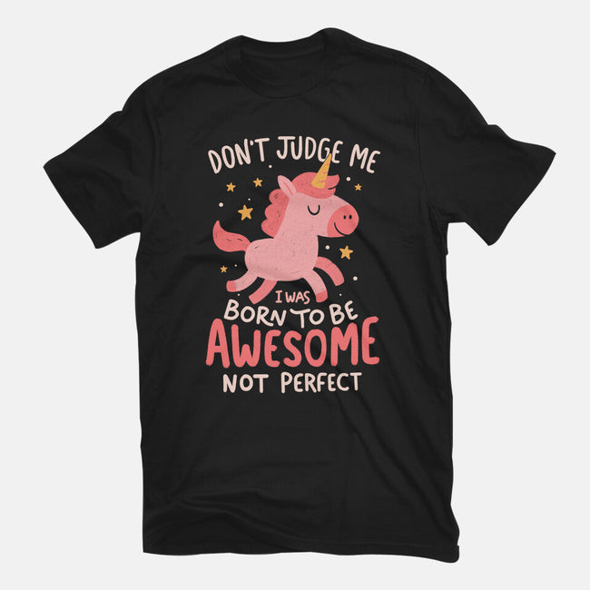 Born To Be Awesome-Womens-Fitted-Tee-koalastudio