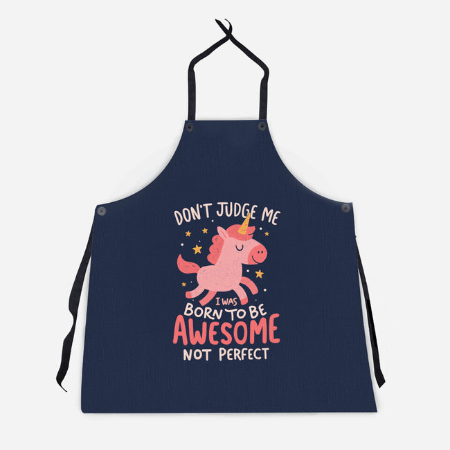 Born To Be Awesome-Unisex-Kitchen-Apron-koalastudio