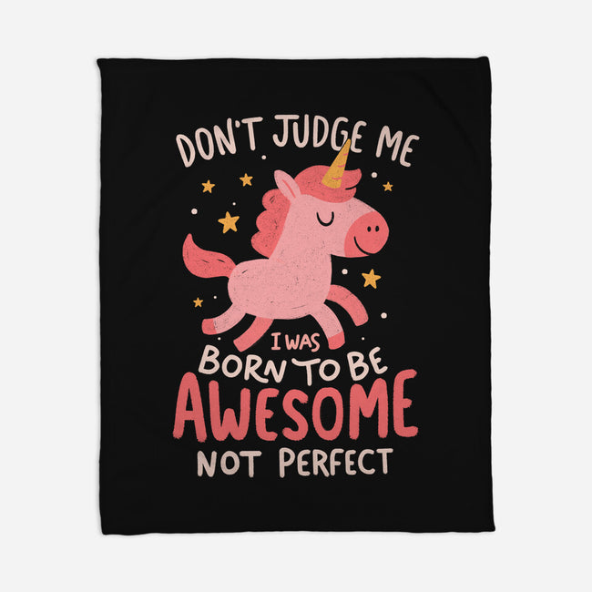 Born To Be Awesome-None-Fleece-Blanket-koalastudio