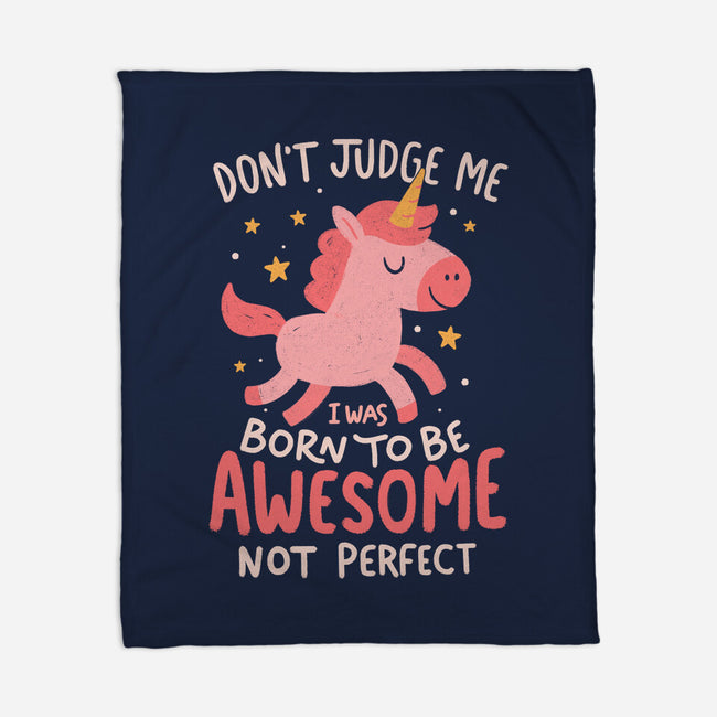 Born To Be Awesome-None-Fleece-Blanket-koalastudio