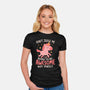 Born To Be Awesome-Womens-Fitted-Tee-koalastudio