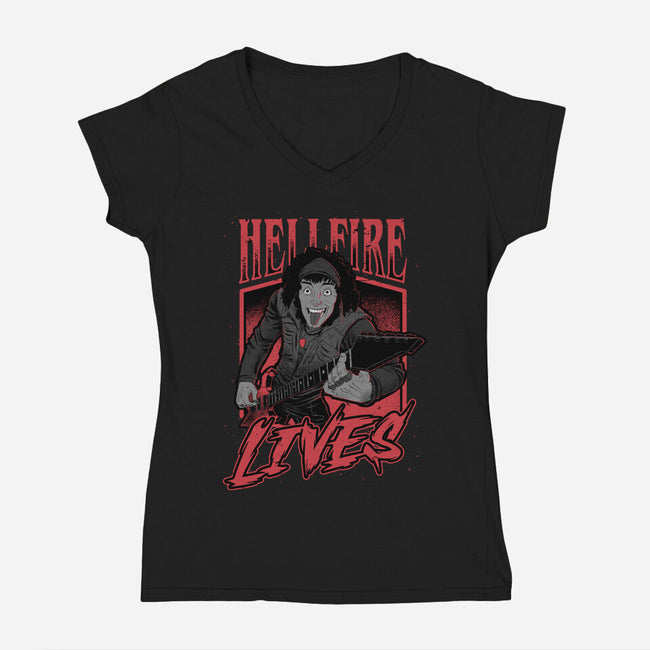 TV Show RPG Rockstar-Womens-V-Neck-Tee-Studio Mootant