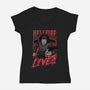 TV Show RPG Rockstar-Womens-V-Neck-Tee-Studio Mootant
