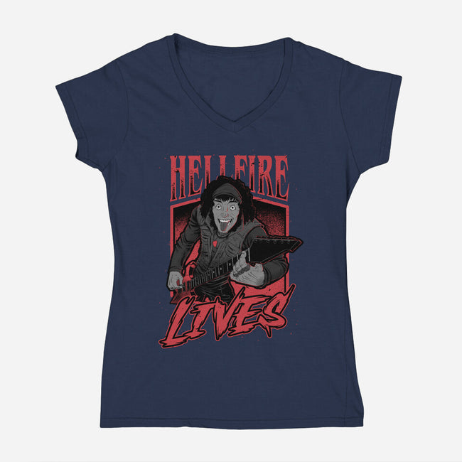 TV Show RPG Rockstar-Womens-V-Neck-Tee-Studio Mootant
