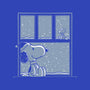 Snowy Day Dog-Unisex-Basic-Tank-Studio Mootant