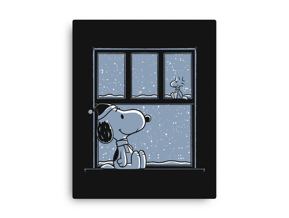 Snowy Day Dog