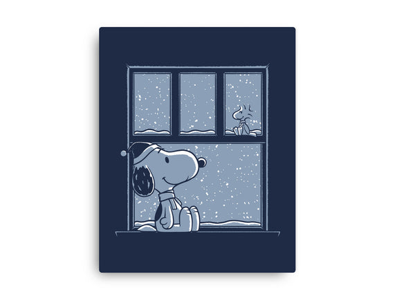 Snowy Day Dog