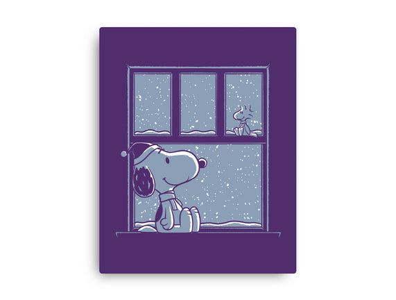 Snowy Day Dog