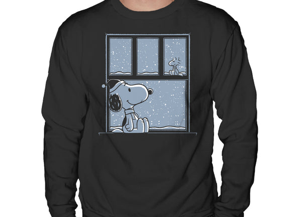Snowy Day Dog