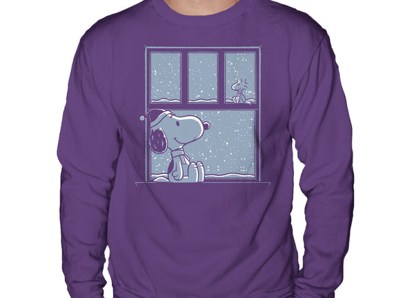 Snowy Day Dog