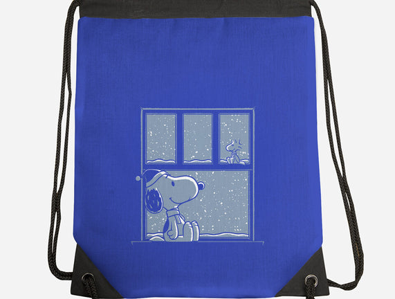 Snowy Day Dog