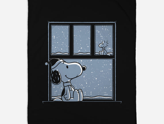 Snowy Day Dog