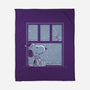 Snowy Day Dog-None-Fleece-Blanket-Studio Mootant