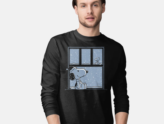 Snowy Day Dog