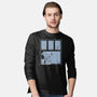 Snowy Day Dog-Mens-Long Sleeved-Tee-Studio Mootant