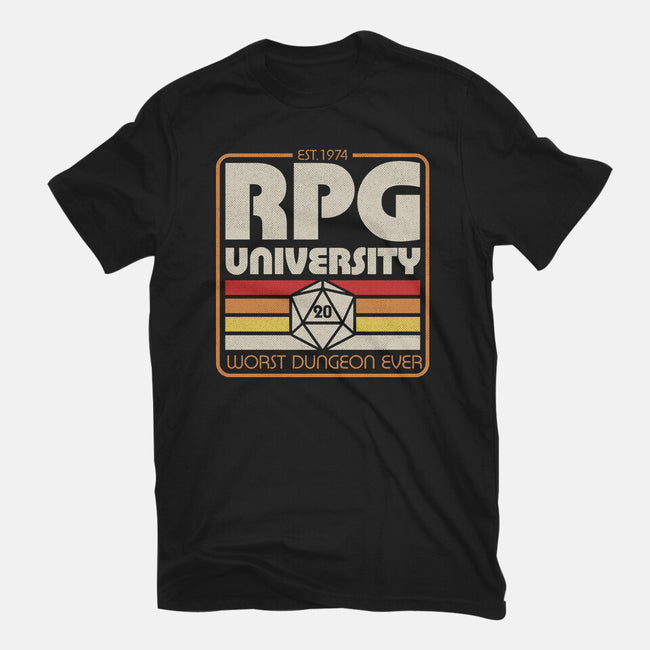 RPG University Vintage-Womens-Fitted-Tee-Studio Mootant