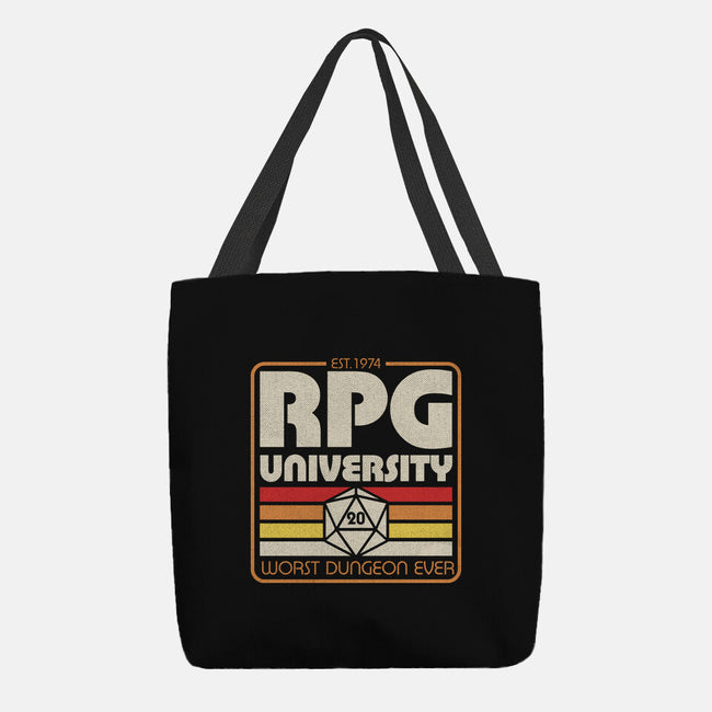 RPG University Vintage-None-Basic Tote-Bag-Studio Mootant