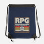 RPG University Vintage-None-Drawstring-Bag-Studio Mootant