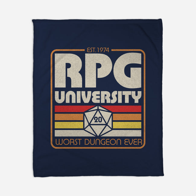 RPG University Vintage-None-Fleece-Blanket-Studio Mootant