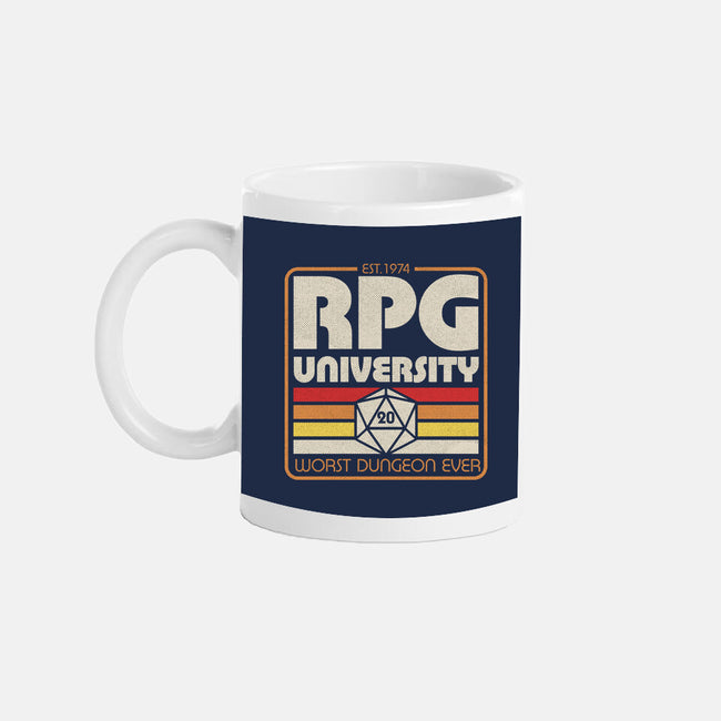 RPG University Vintage-None-Mug-Drinkware-Studio Mootant
