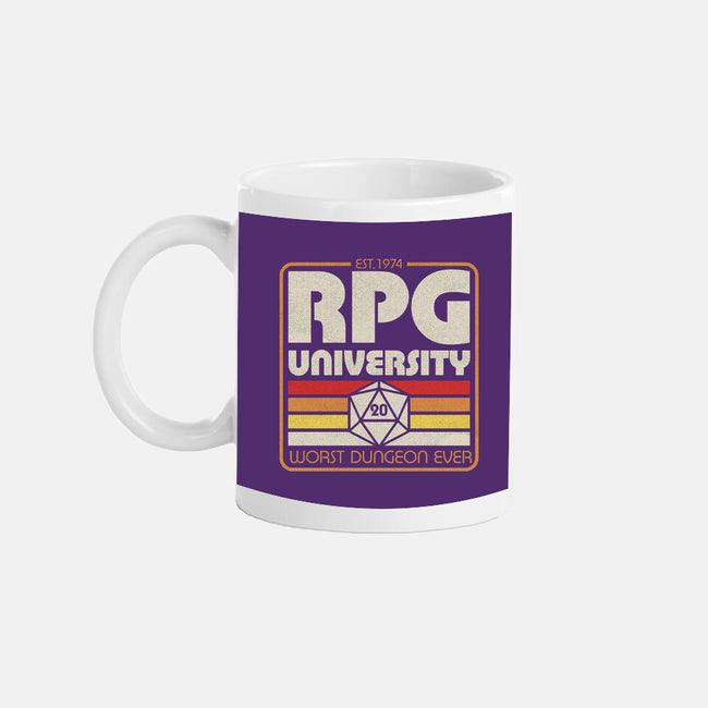 RPG University Vintage-None-Mug-Drinkware-Studio Mootant