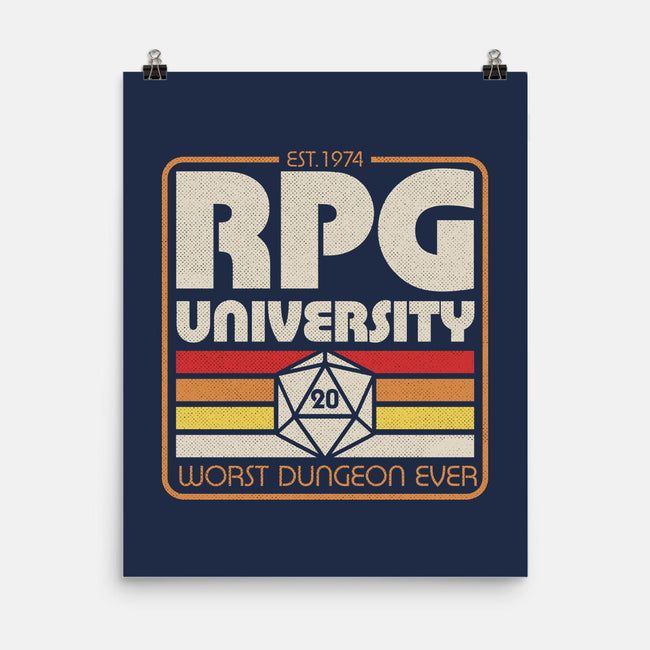 RPG University Vintage-None-Matte-Poster-Studio Mootant