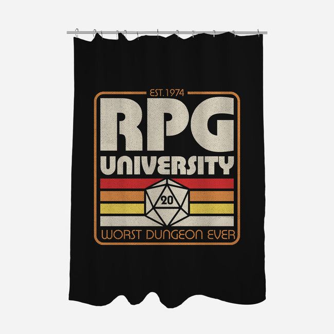RPG University Vintage-None-Polyester-Shower Curtain-Studio Mootant