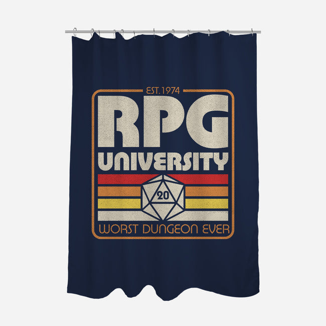 RPG University Vintage-None-Polyester-Shower Curtain-Studio Mootant