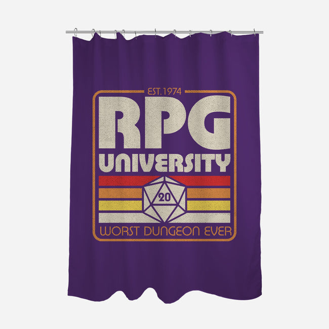 RPG University Vintage-None-Polyester-Shower Curtain-Studio Mootant