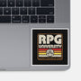 RPG University Vintage-None-Glossy-Sticker-Studio Mootant