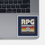 RPG University Vintage-None-Glossy-Sticker-Studio Mootant