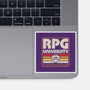 RPG University Vintage-None-Glossy-Sticker-Studio Mootant
