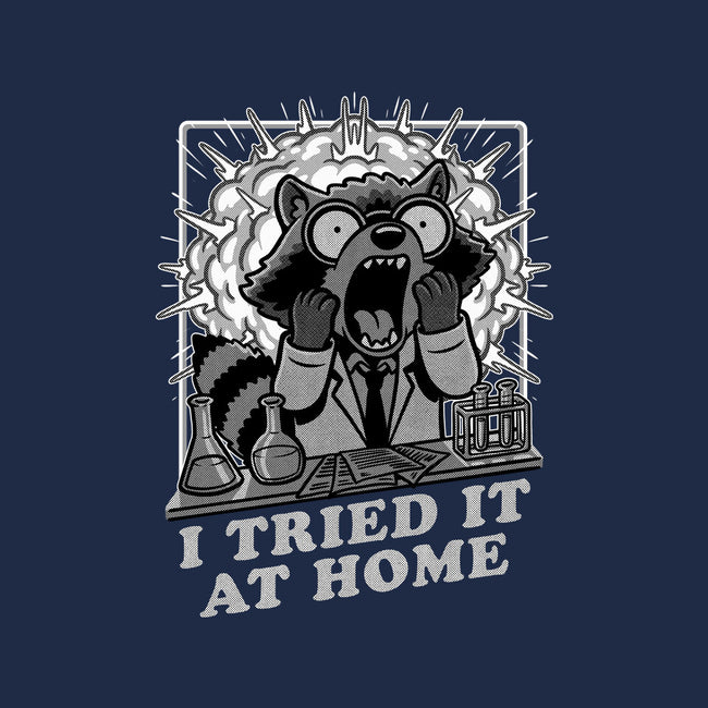 Raccoon Science Experiment At Home-Unisex-Kitchen-Apron-Studio Mootant