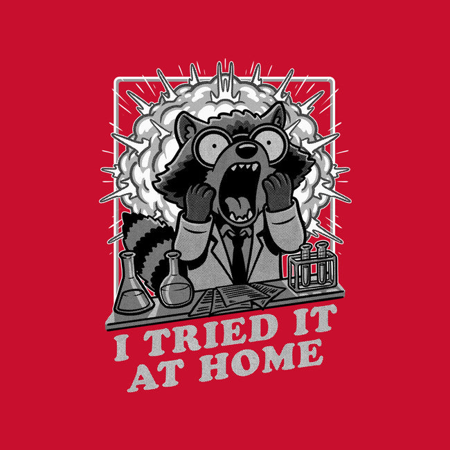Raccoon Science Experiment At Home-Youth-Crew Neck-Sweatshirt-Studio Mootant